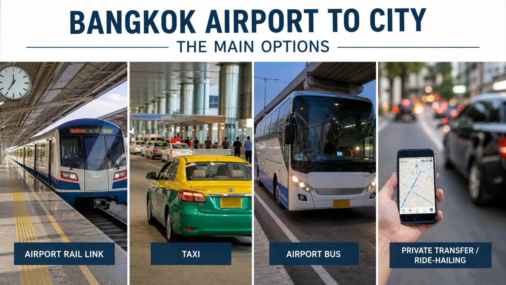Bangkok Airport to City: The Main Options closing image