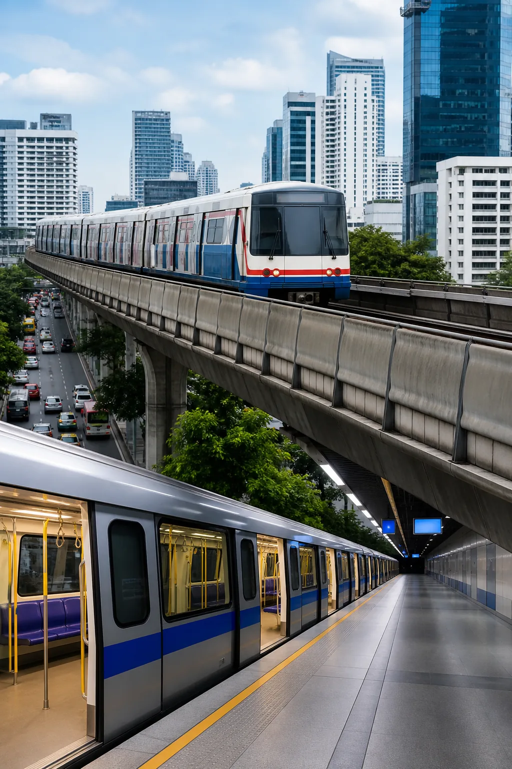 Bangkok BTS and MRT for Beginners