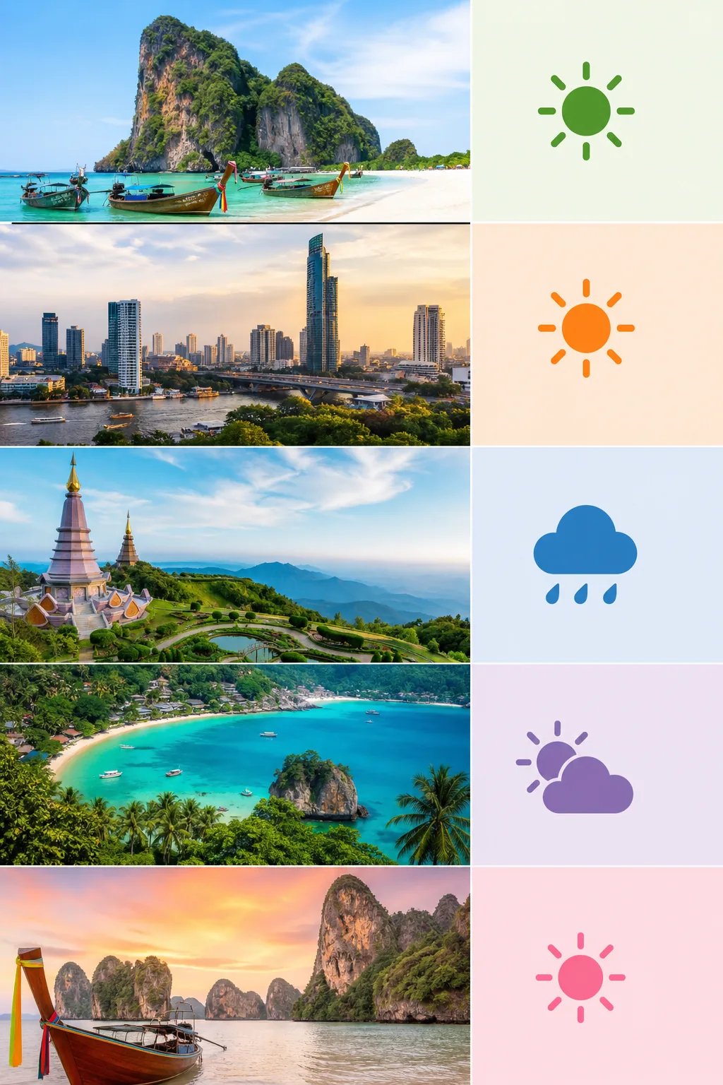Best Time to Visit Thailand by Region