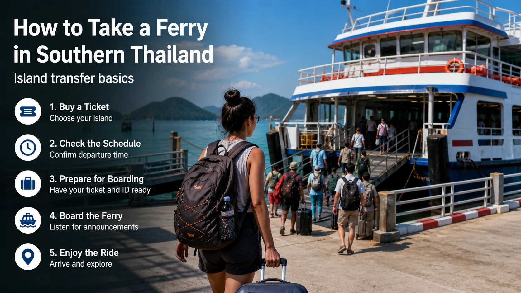 How to Take a Ferry in Southern Thailand closing image