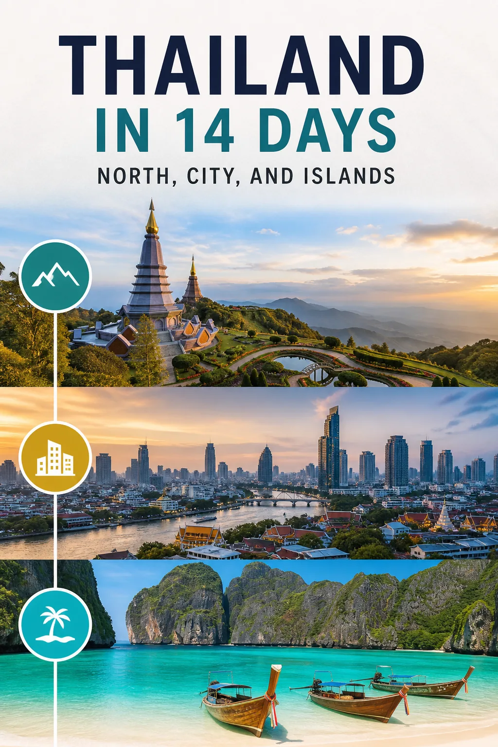 Thailand in 14 Days: North, City, and Islands