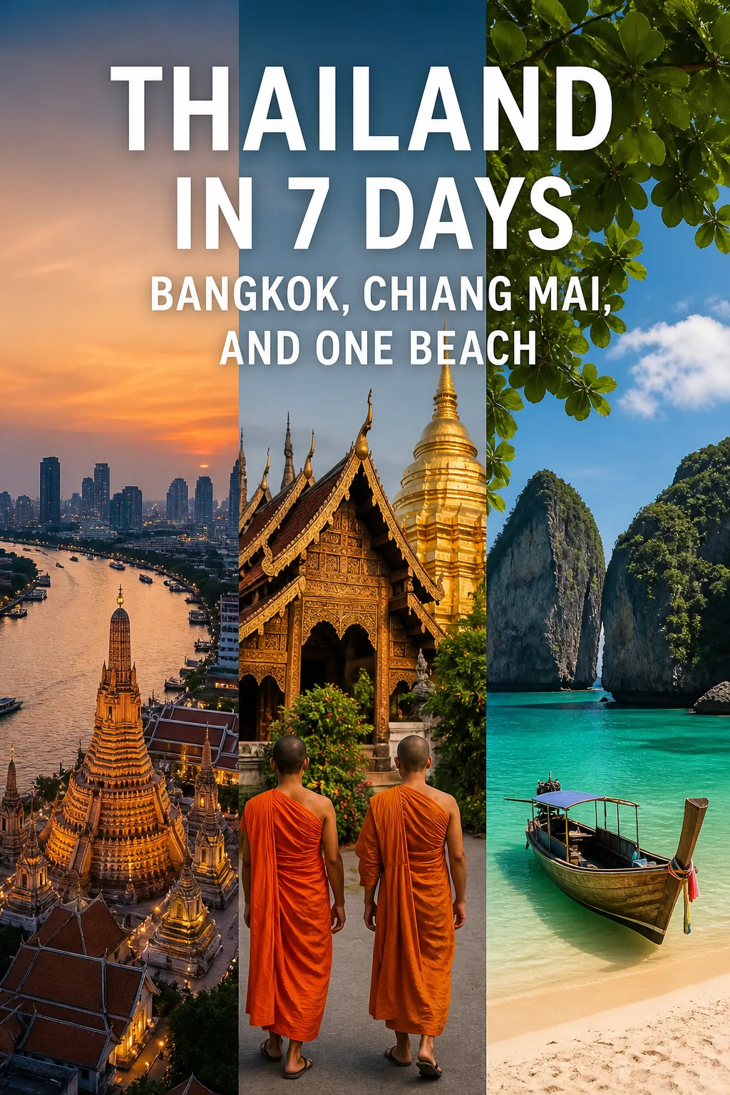 Thailand in 7 Days: Bangkok, Chiang Mai, and One Beach
